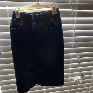 Denim jean skirt
